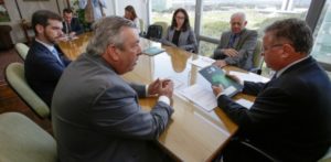 Flávio Saboya na entrega do Plano Agrícola 1